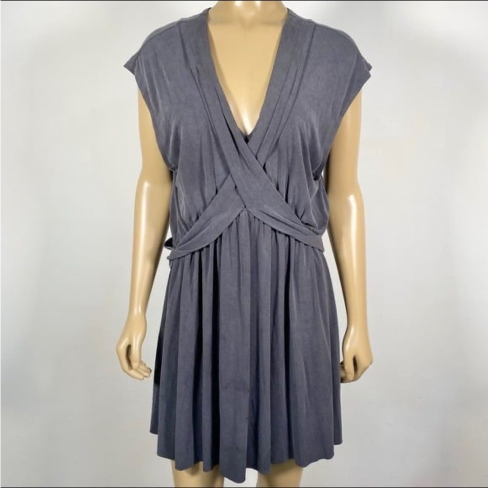 Free People Gray Mini Dress